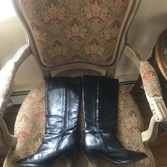 FRYE LEATHER KNEE HIGH RIDING BOOTS - Picture 7 of 11